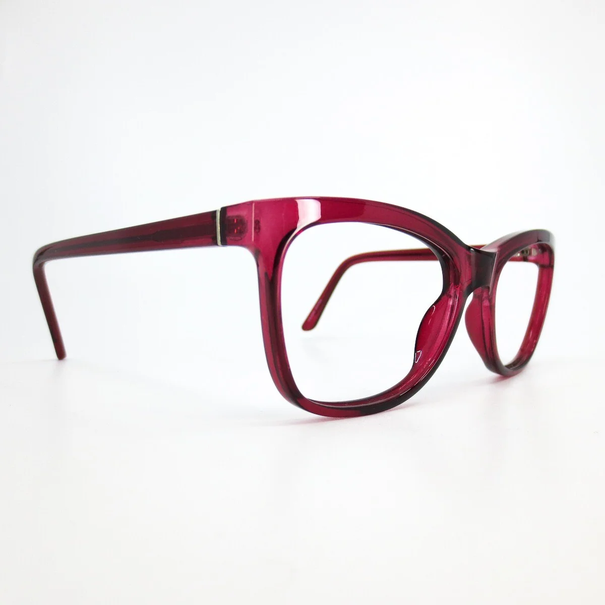 WP 7101 RD Red Square Full Rim Eyeglasses Frames 54-17-140 2