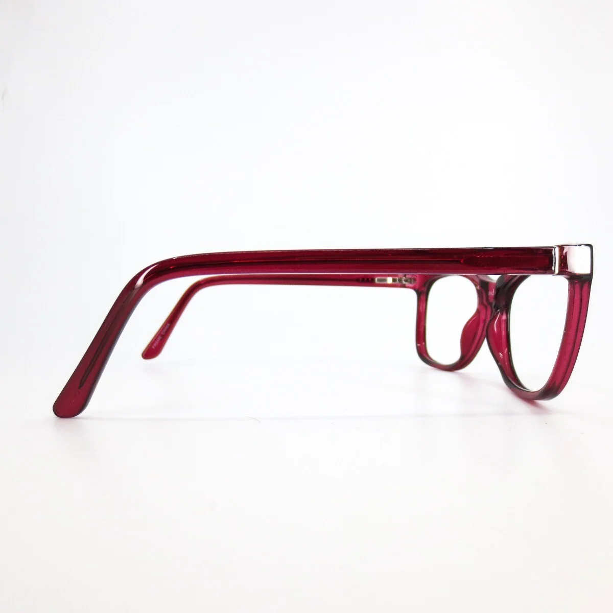 WP 7101 RD Red Square Full Rim Eyeglasses Frames 54-17-140 3