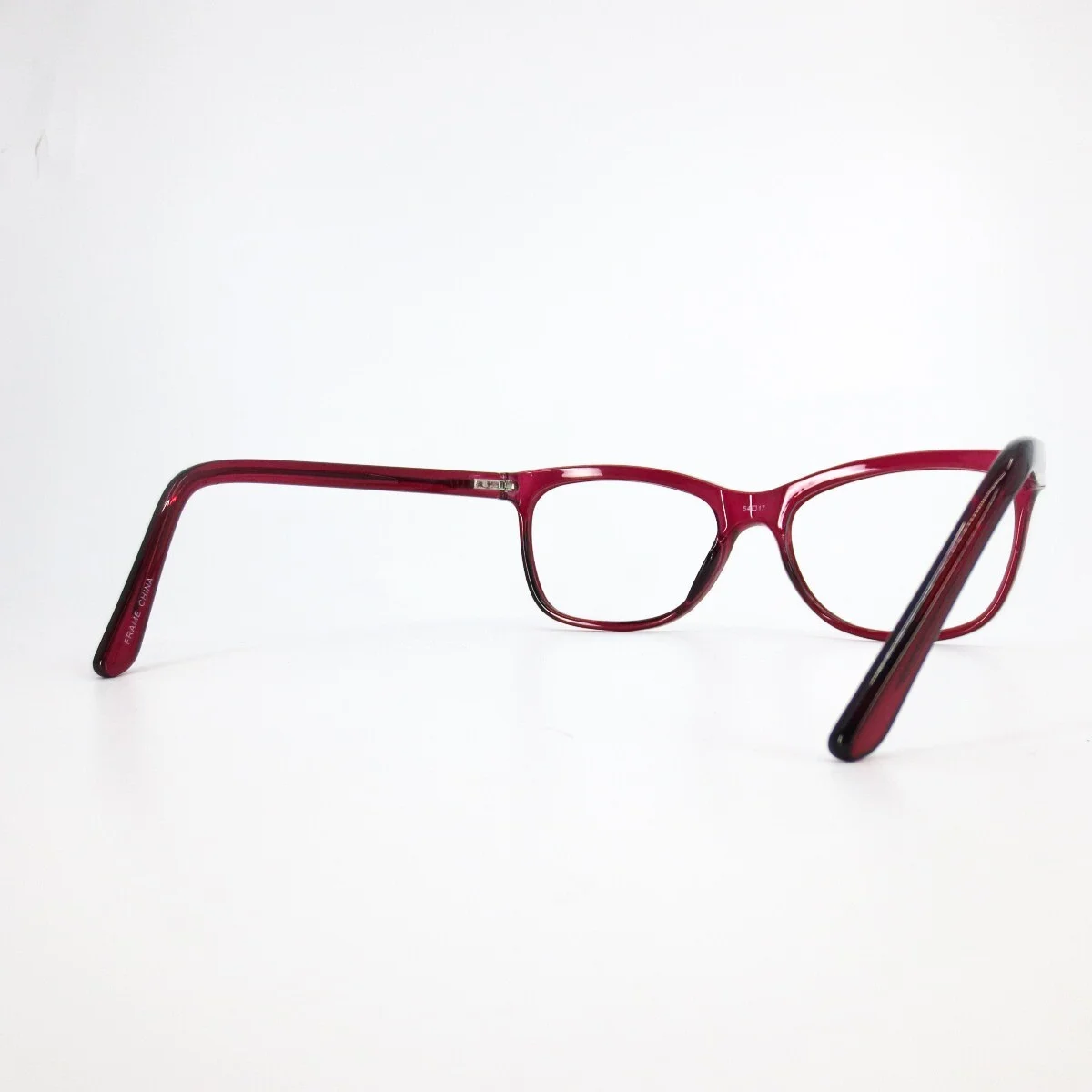 WP 7101 RD Red Square Full Rim Eyeglasses Frames 54-17-140 4
