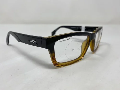 WX Contour WSCON05 EN166 54-17-140 Black/Brown Full Rim Eyeglasses Frame BI23 3