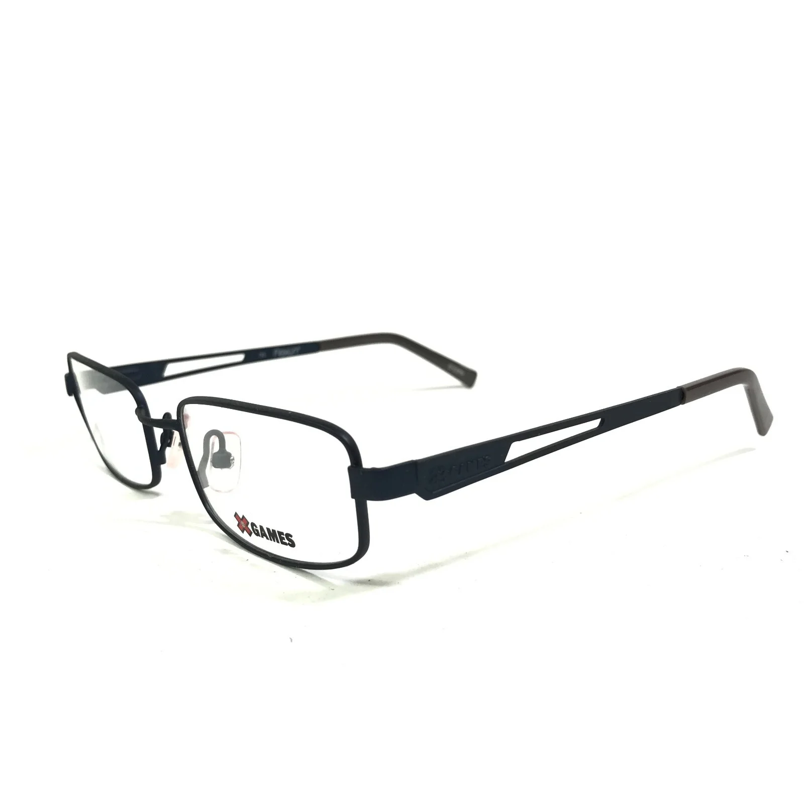 X-Games with Flexon SKATE 412 Eyeglasses Frames Matte Dark Navy Blue 49-17-135 4