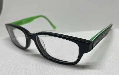 X Games Halfpipe Eyeglasses Black Neon Green 47/15/130 Rectangular Boys Frames