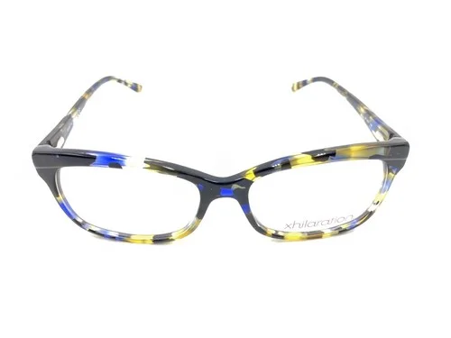 Xhilaration NEW XN 2017 4577 Tortoise Brown Blue Eyeglasses Frames 53-16 135 2