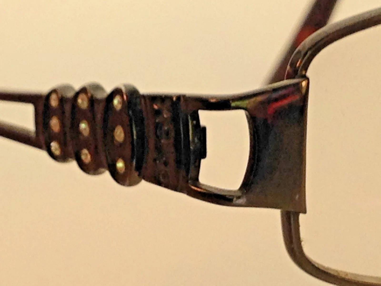XOXO Butterfly Eyeglasses Frame Gunmetal Flex 51-17-135 Used 2