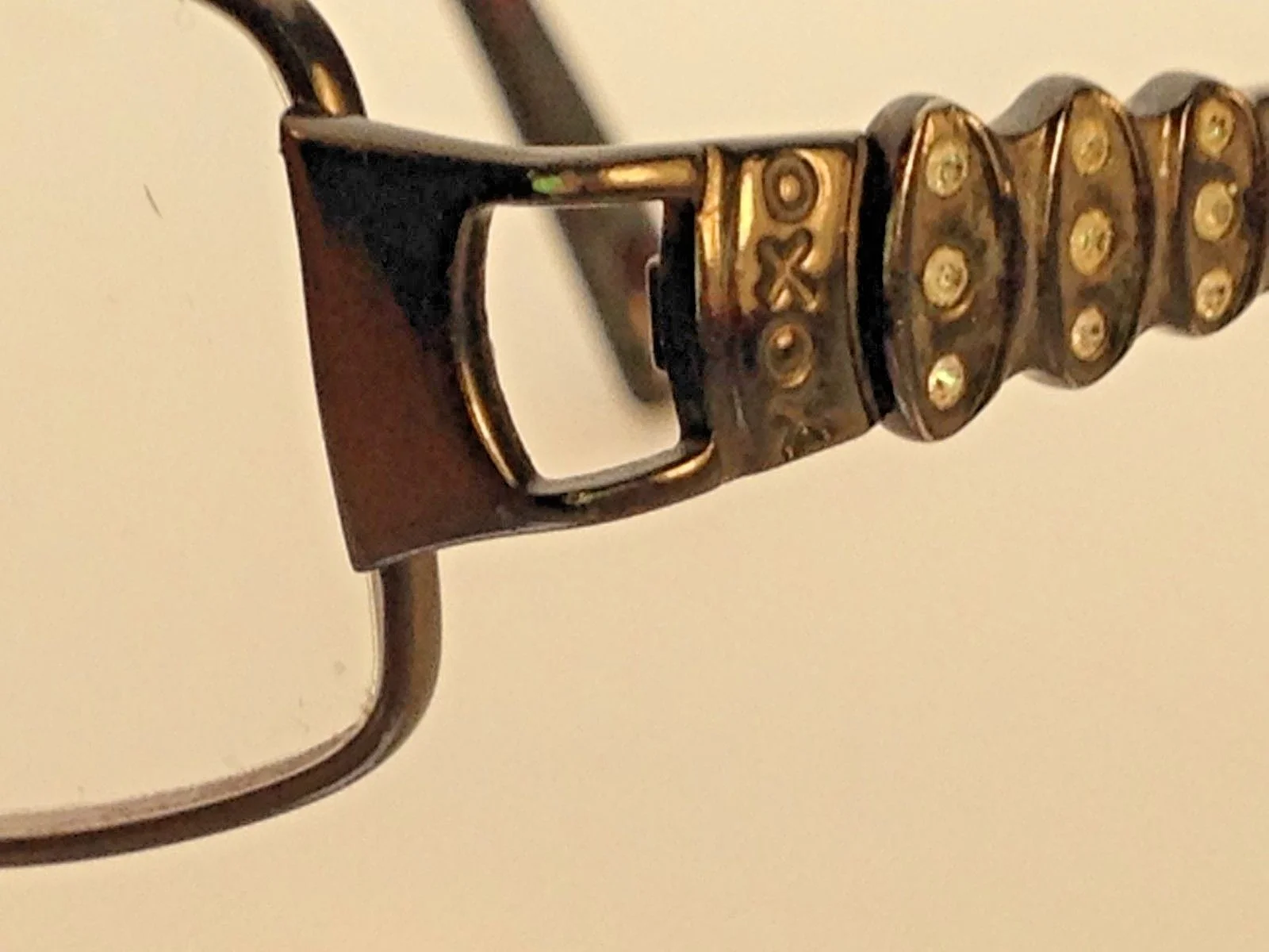 XOXO Butterfly Eyeglasses Frame Gunmetal Flex 51-17-135 Used 3