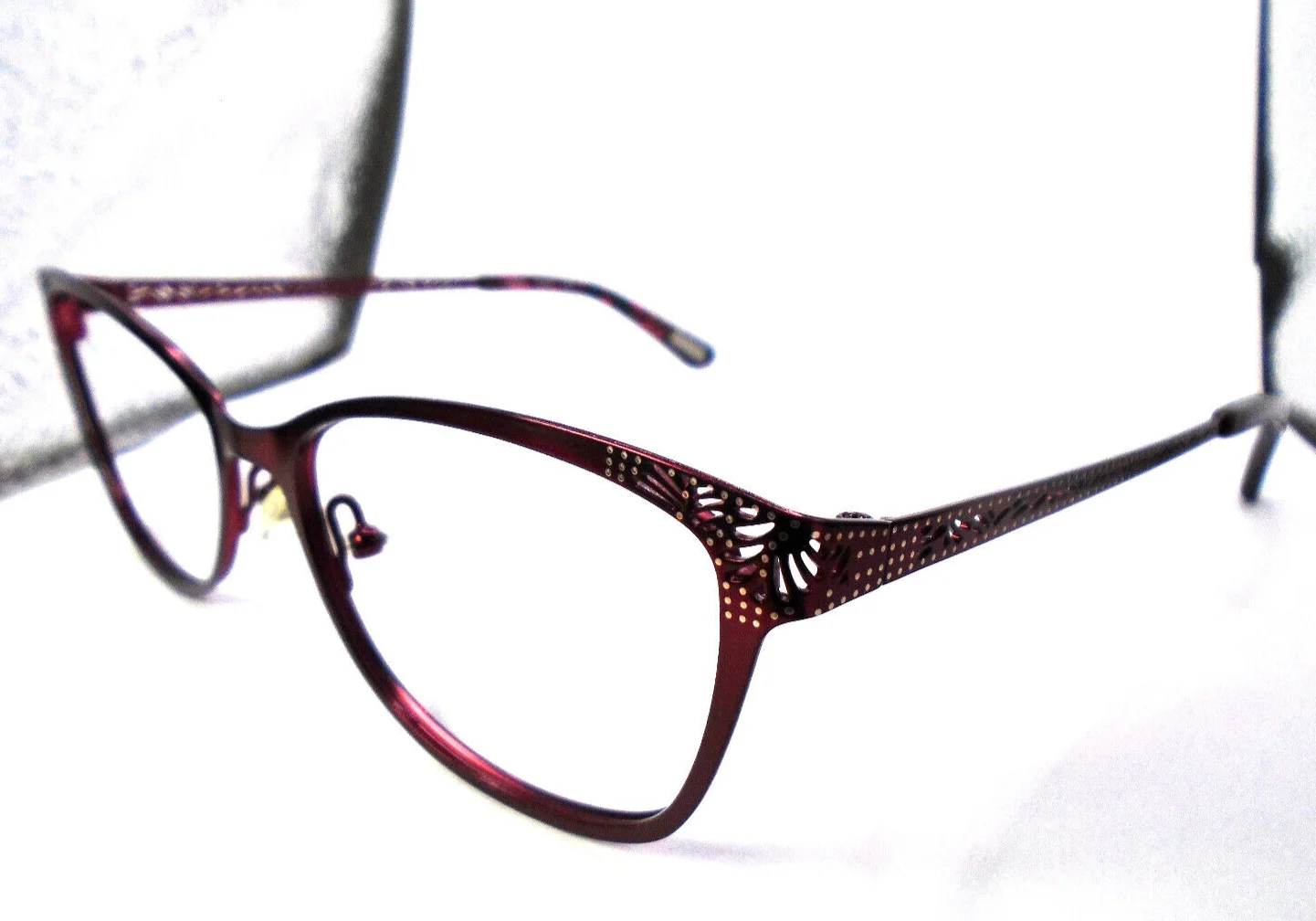 XOXO Casper Red 52-16-135 Womens Metal Cateye Eyeglasses Frames