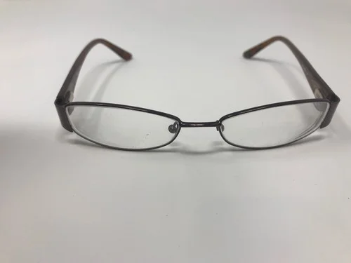 XOXO Eyeglass WINK frames Brown 52-17-135 Havana Missing Nose Pads ET35 3