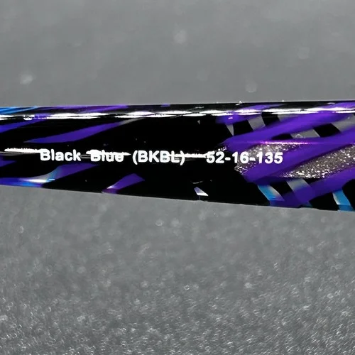 XOXO Fave Eyeglasses Frame BKBL Black Blue Purple 52-16-135 EUC 4