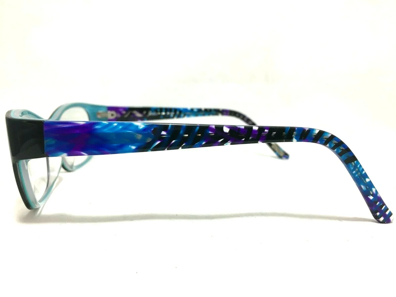 XOXO Fave Eyeglasses Frame Black Blue 52-16-135 Used 2