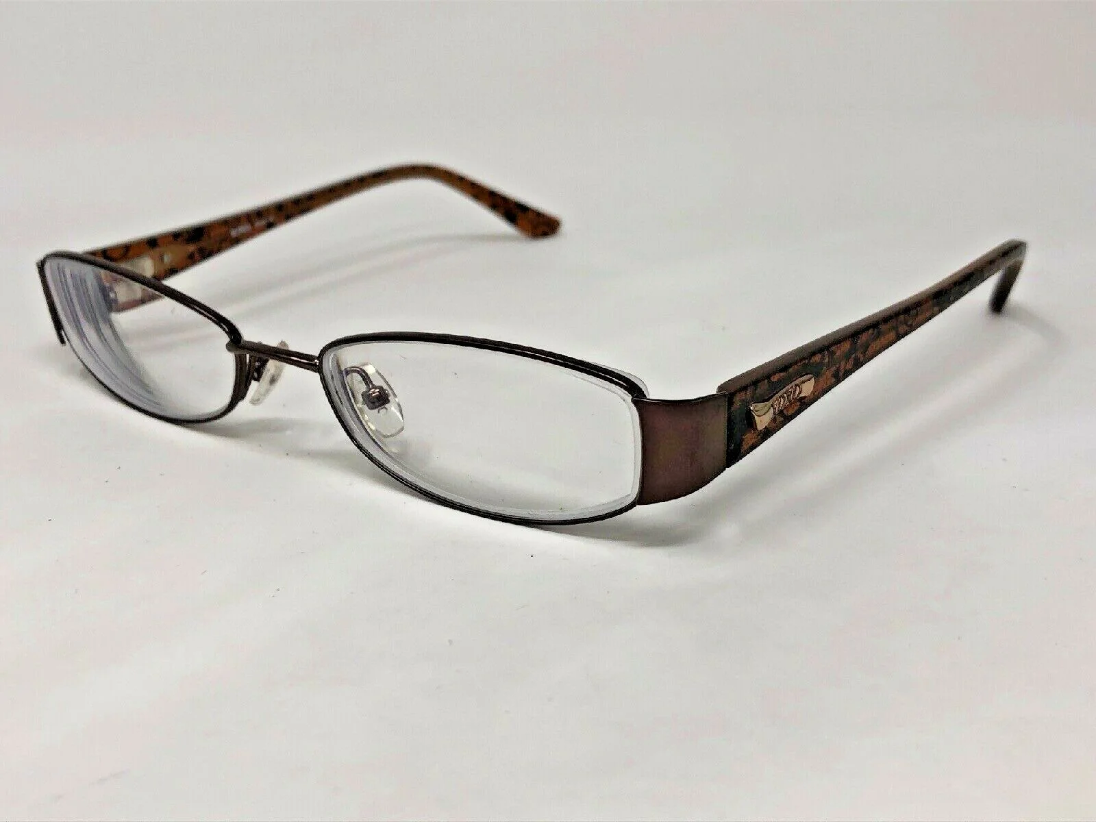 XOXO “WINK” Eyeglasses Frame 52-17-135 Brown Polish/Crystal