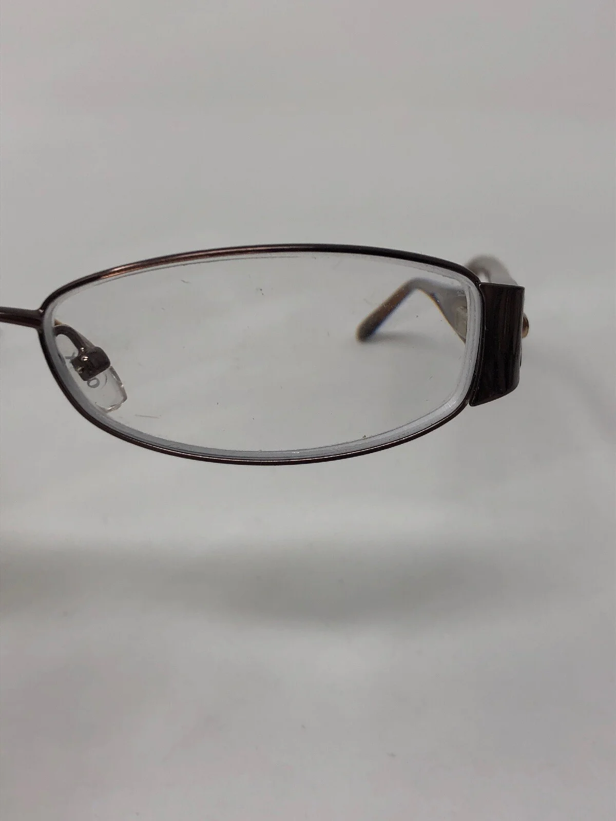 XOXO “WINK” Eyeglasses Frame 52-17-135 Brown Polish/Crystal 4
