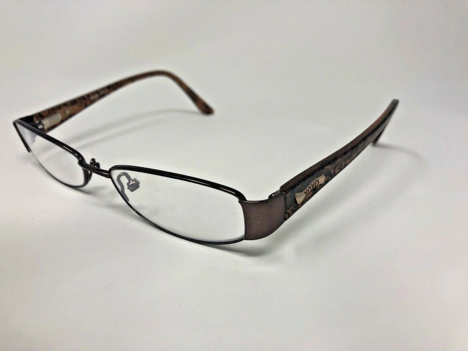 XOXO “WINK” Eyeglasses Frame Petite 52-17-135 Brown Polished 578