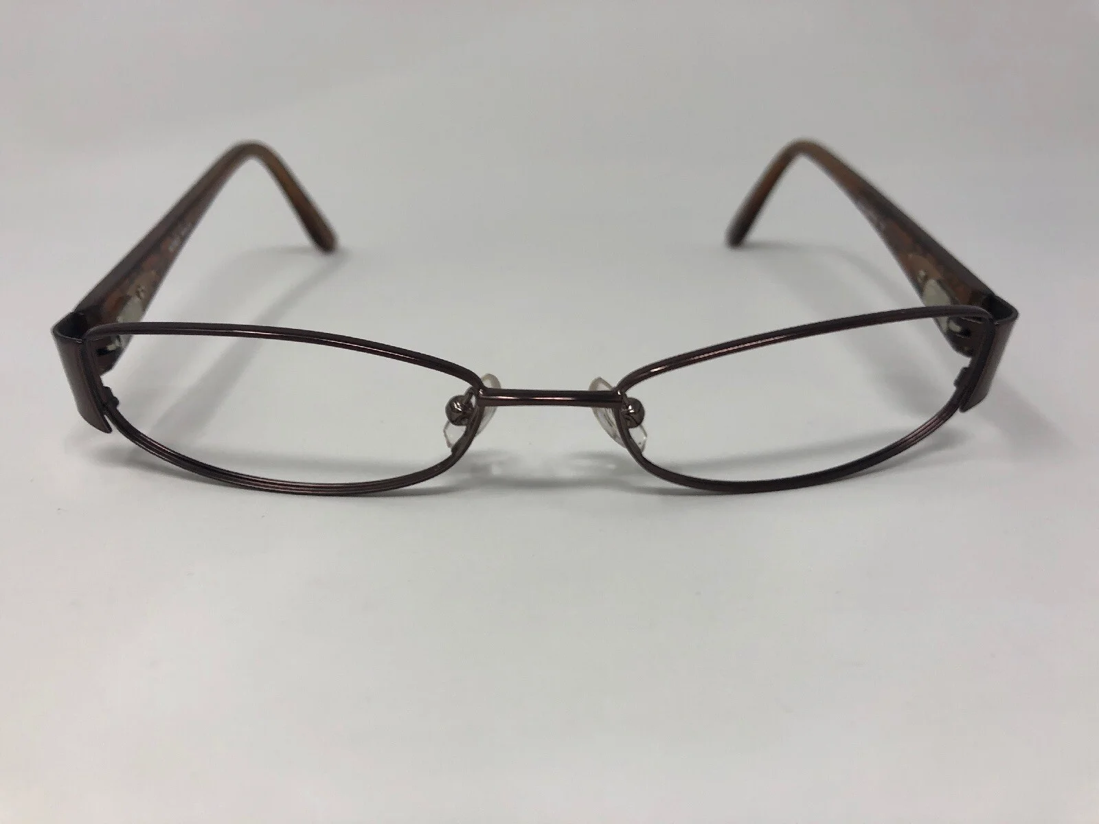 XOXO “WINK” Eyeglasses Frame Petite 52-17-135 Dark Brown/Crystal VY82 2