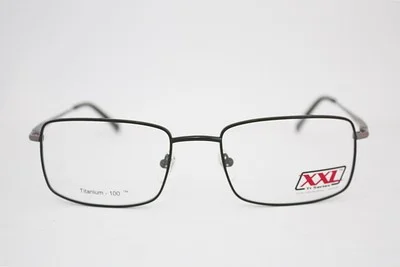 XXL Ti Series Crusader Titanium eyeglasses Frame Black 58mm MEN 147mm width 2