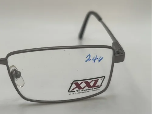 XXL Ti Series Gunmetal Titanium-100 58/18 Setter Men’s Eyeglass Frames JJ49 2