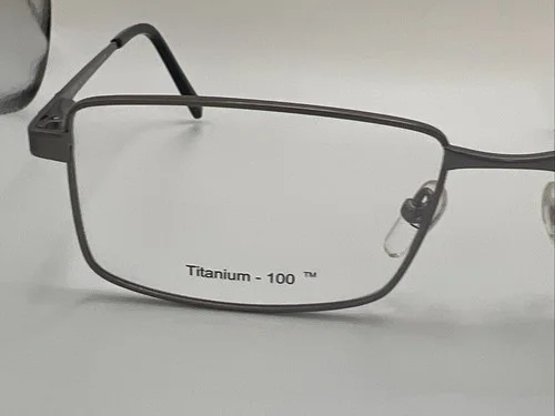 XXL Ti Series Gunmetal Titanium-100 58/18 Setter Men’s Eyeglass Frames JJ49 4