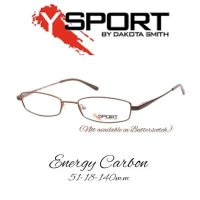Y-Sport by Dakota Smith Energy Carbon Prescription Eyeglass Frames