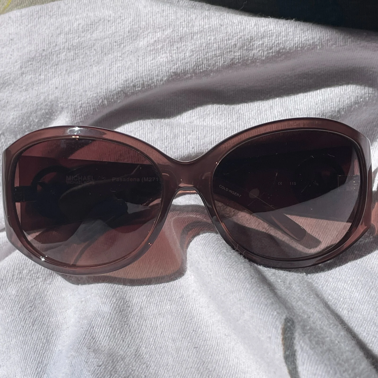 Y2K MICHAEL KORS PASADENA M2711S 606 COLD INSERT Womens Glasses pink rose
