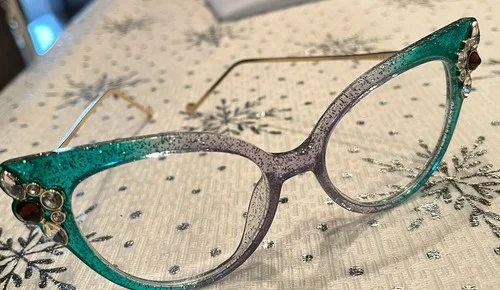 Zeelool Cat Eye glasses frames GLITTER Rhinestones OH MY! 2