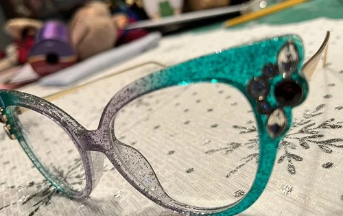 Zeelool Cat Eye glasses frames GLITTER Rhinestones OH MY! 4