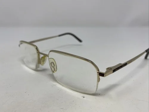 Zeiss 159036 397 51-18-135 Silver/Gold Half Rim Eyeglasses Frame &M80 2