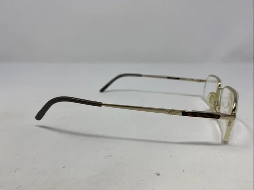 Zeiss 159036 397 51-18-135 Silver/Gold Half Rim Eyeglasses Frame &M80 4