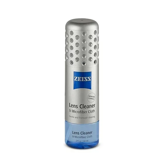 ZEISS Lens Cleaning Kit, 2 oz Eye Glasses Cleaner Spray & Microfiber Cloth Wipe