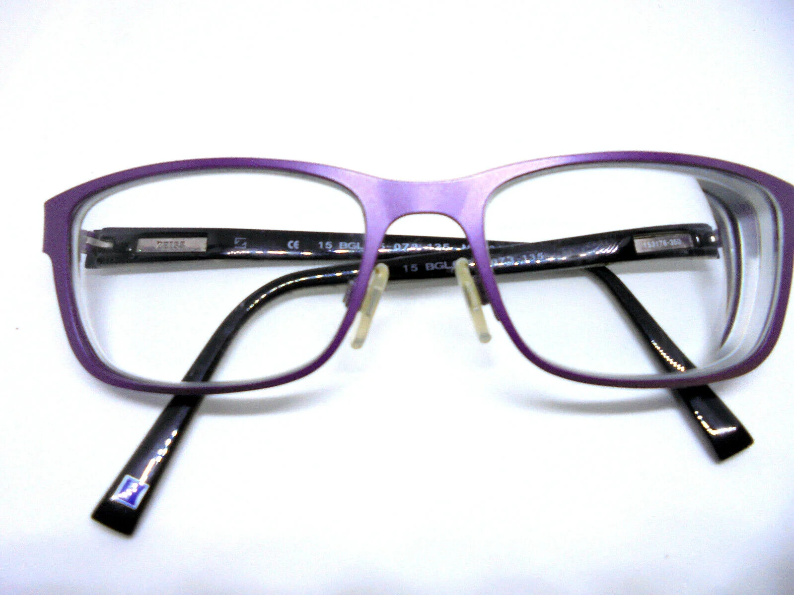 ZEISS Womens Eyeglass Frames 52-16-135 15 BGL05-073 M34 Kaleidoscope Silver 2