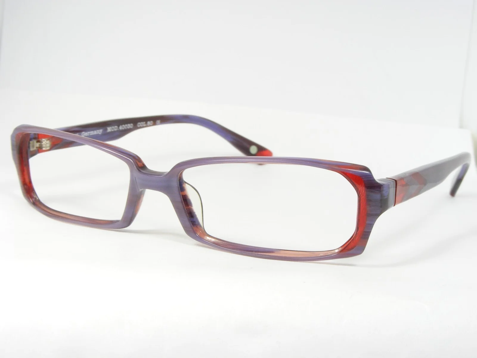 Zen 40030 80 LAVENDER / RED EYEGLASSES GLASSES FRAME 52-15-130mm Germany (NOTES) 3