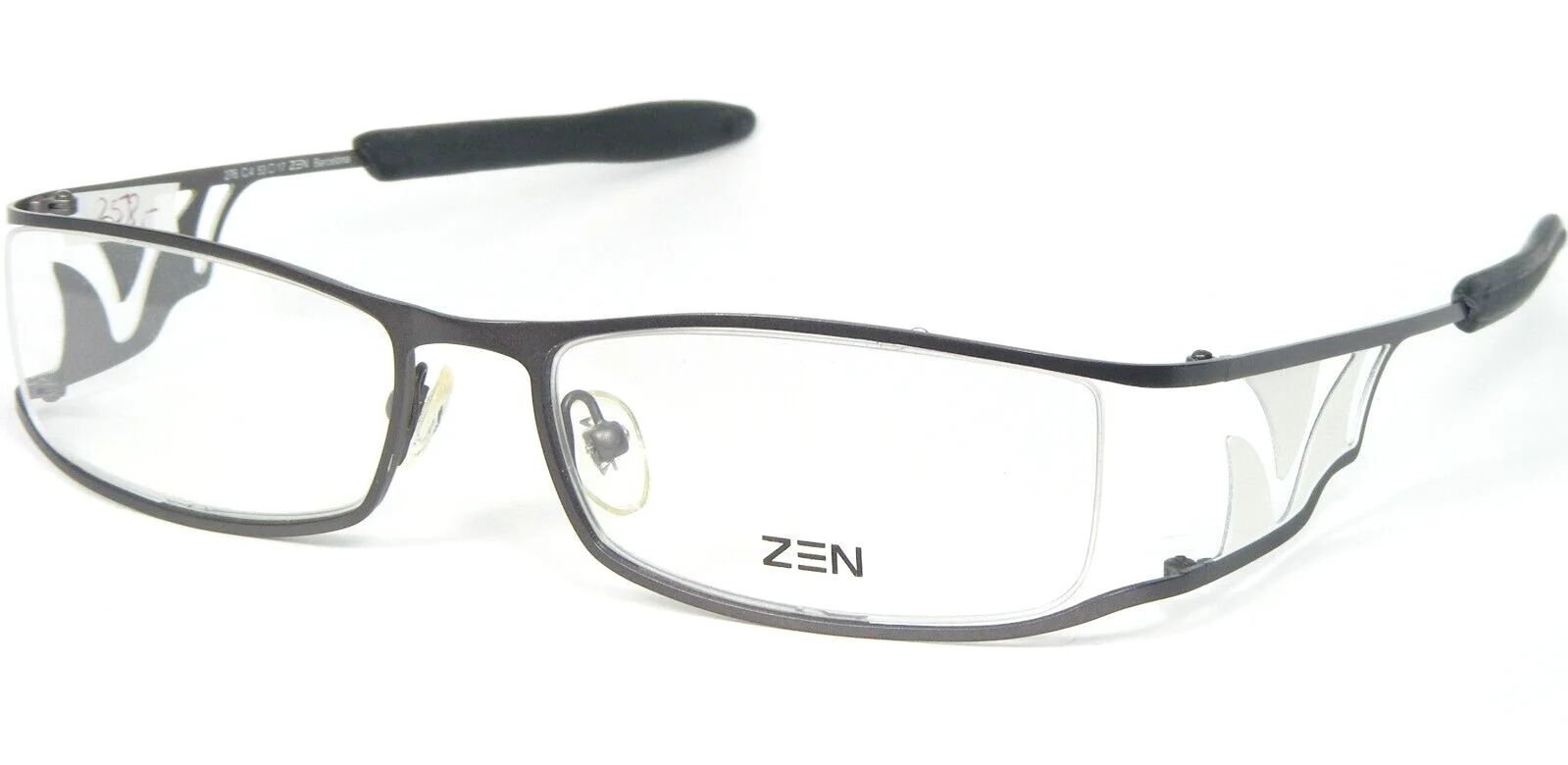 Zen BARCELONA 276 4 GRAPHITE GREY / WHITE UNIQUE EYEGLASSES 53-17-132mm (NOTES)