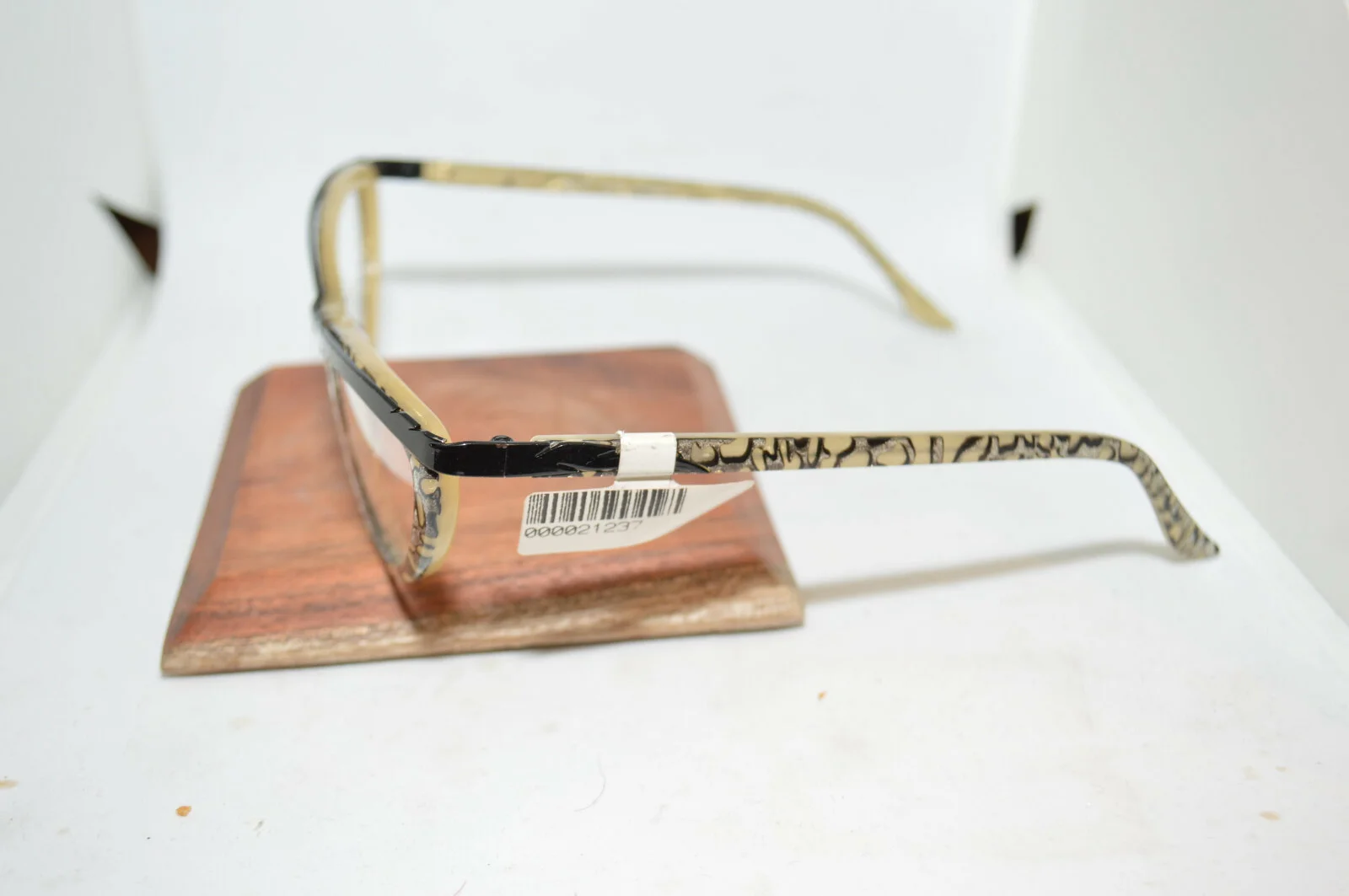 Zen Barcelona 353 Eyeglasses Frames Cateye 56[]18-145MM Black Cheetah NEW NWT 2
