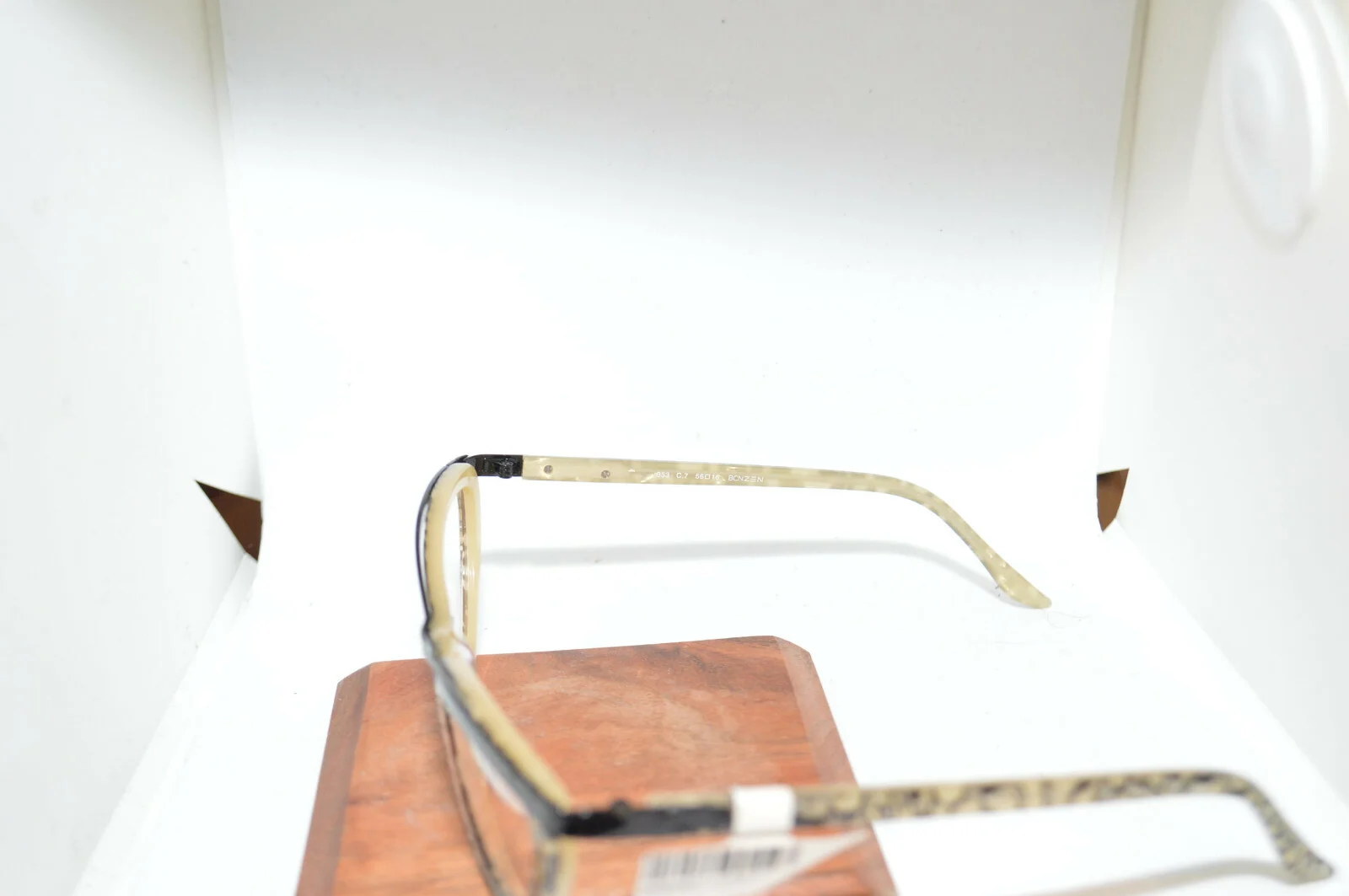 Zen Barcelona 353 Eyeglasses Frames Cateye 56[]18-145MM Black Cheetah NEW NWT 3
