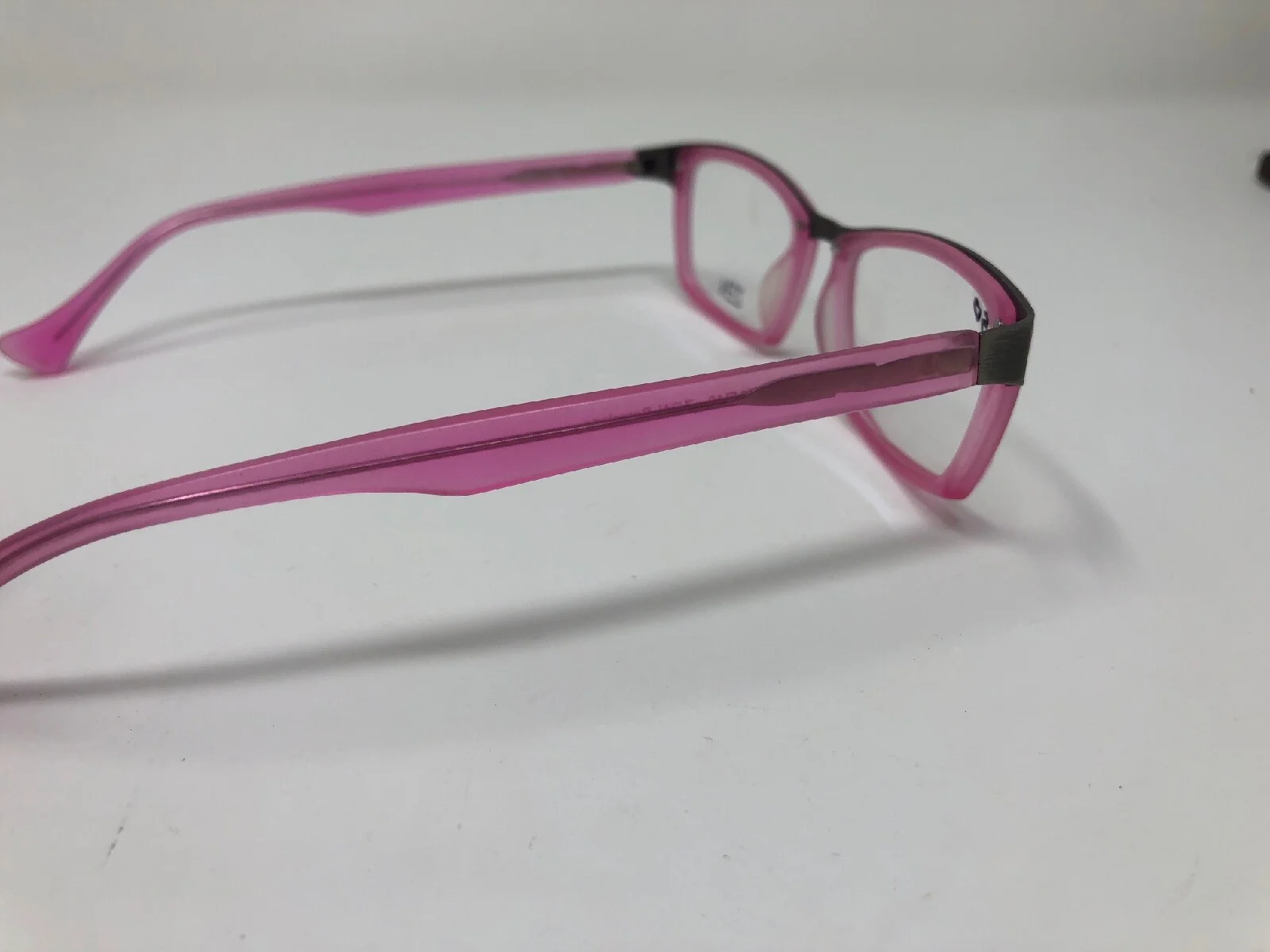 Zen Barcelona Eyeglasses Frame Spain Z341 C.5 52-18 Frost Pink/Gunmetal YL67 4