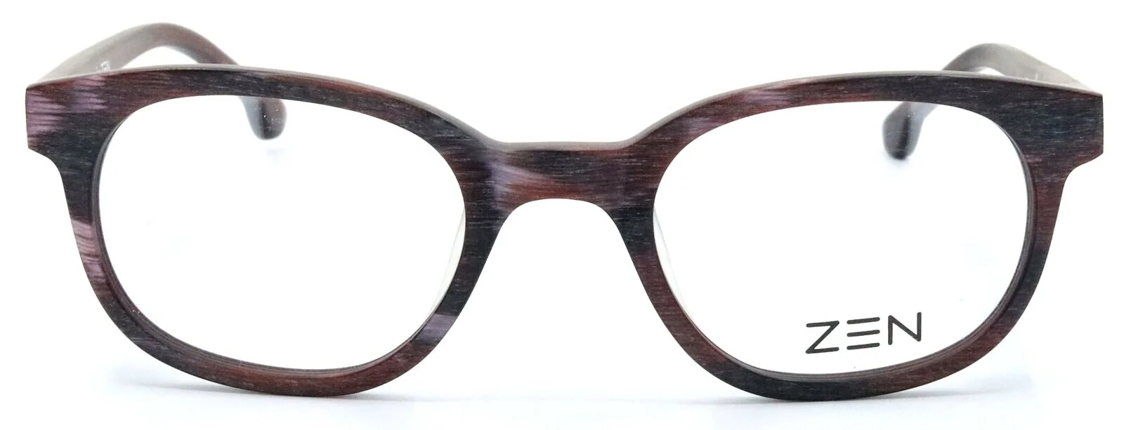 ZEN Barcelona Z391 C4 Rose Wood Horn Oval Eyeglasses Frame 47-21-141 Spain 2