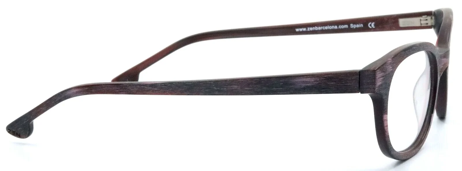 ZEN Barcelona Z391 C4 Rose Wood Horn Oval Eyeglasses Frame 47-21-141 Spain 4