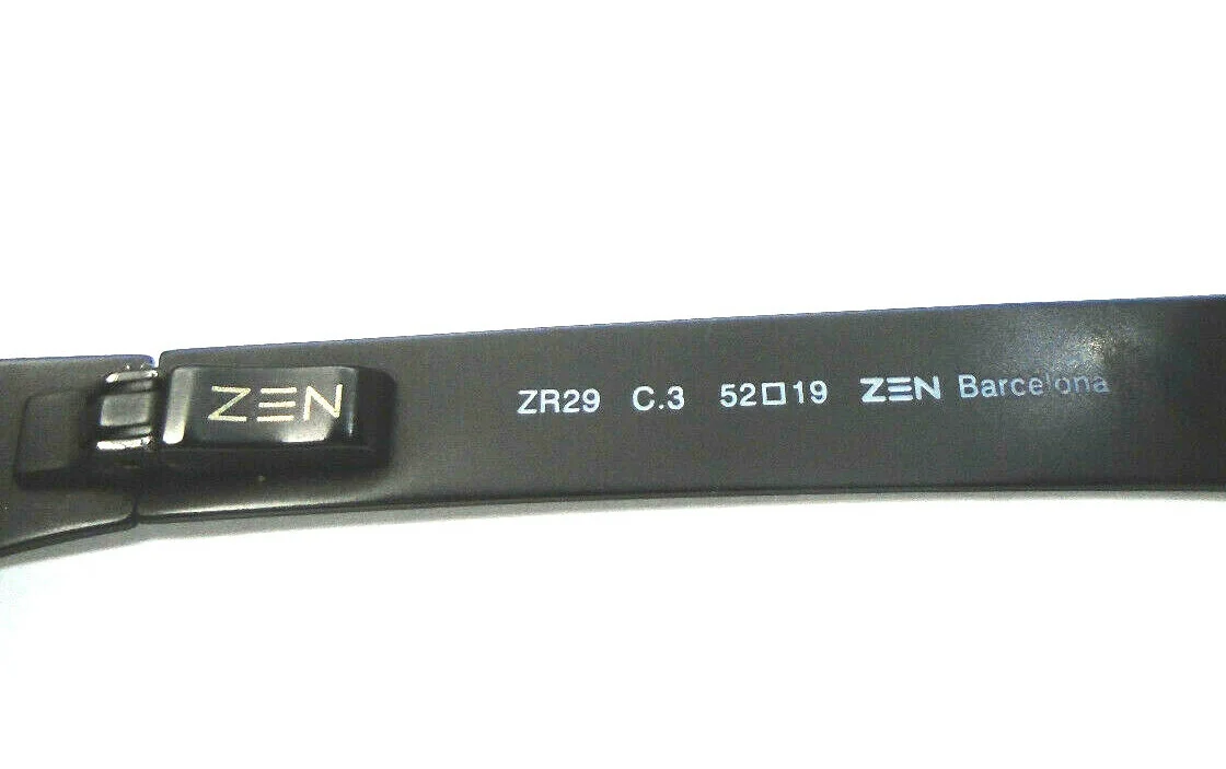 Zen Barcelona ZR29 C.3 52-19-145 Eyeglasses Rectangular Frames Made in Spain 4