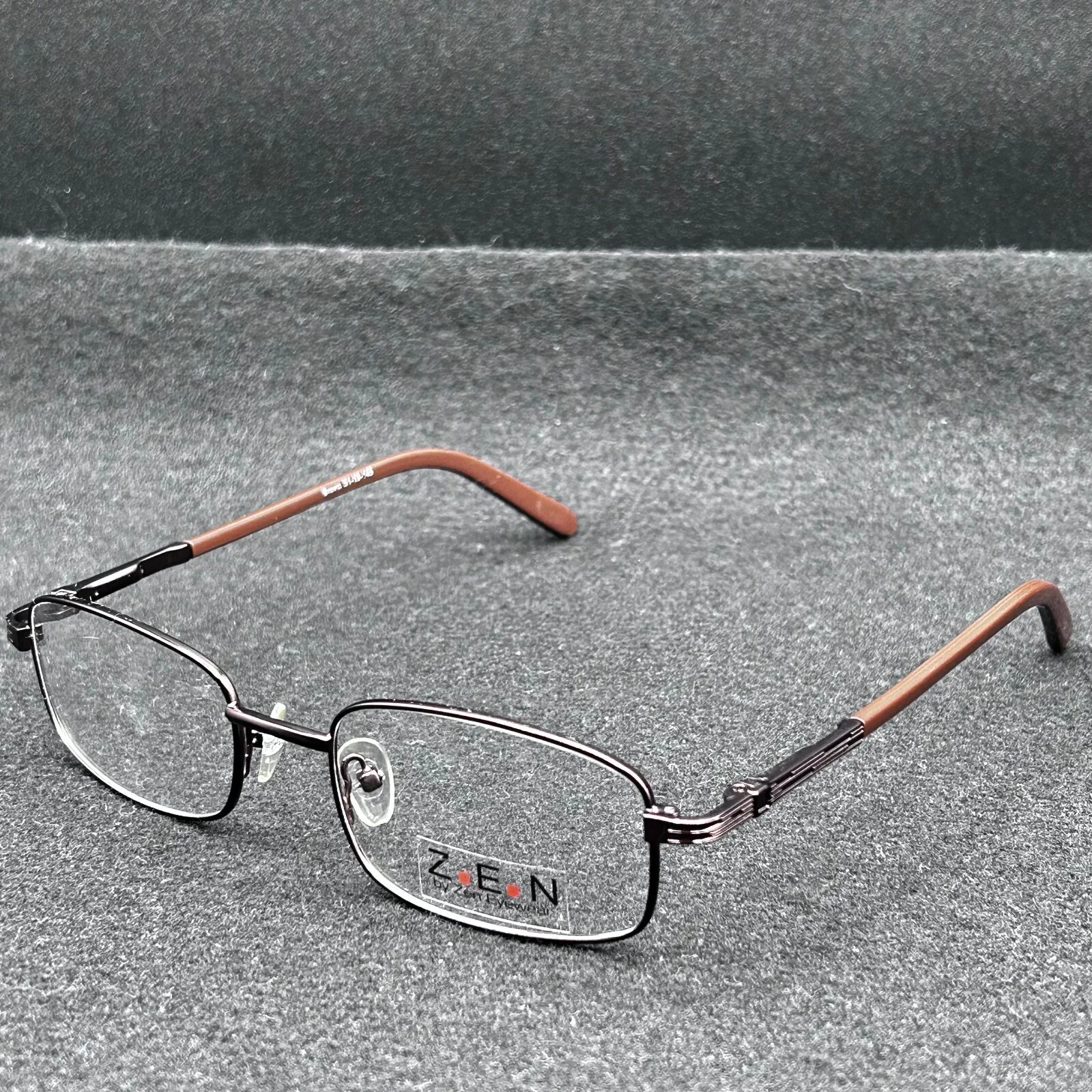 Zen VP143 Eyeglasses **FRAME ONLY** Brown - Full Rim 51-19-145 NWOT