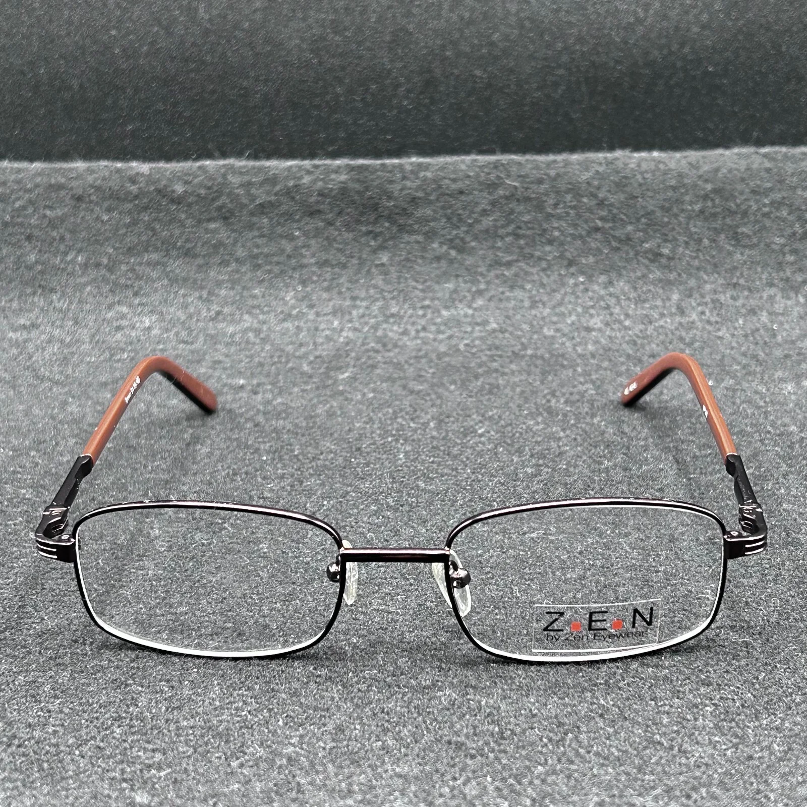 Zen VP143 Eyeglasses **FRAME ONLY** Brown - Full Rim 51-19-145 NWOT 2