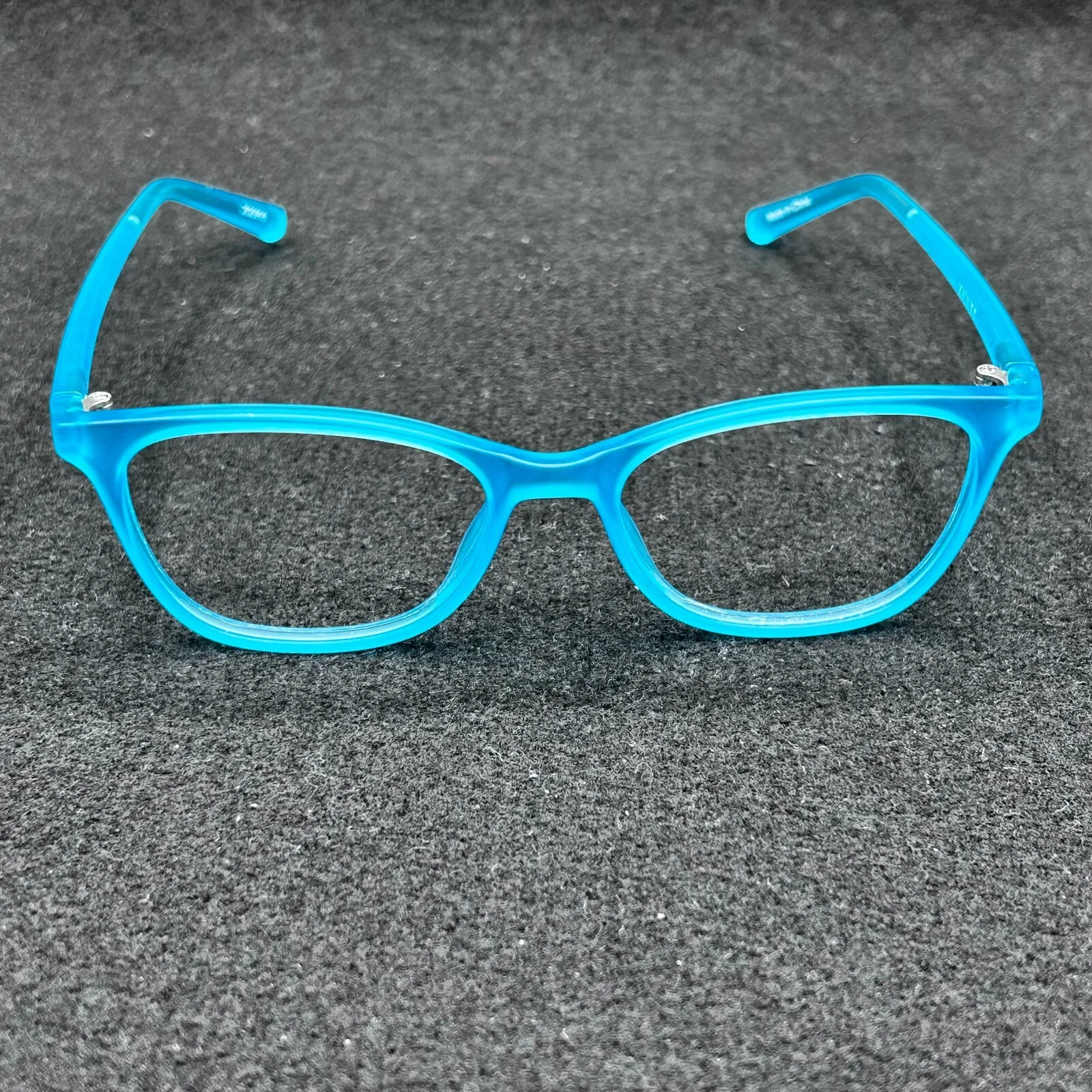 Zenni 2023916 Eyeglasses Frame Opaque Aqua 47-17-135 EUC 3