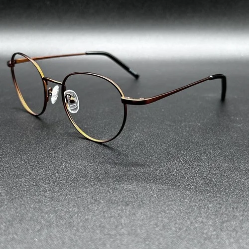 Zenni 3210415 Round Eyeglasses Frame Copper 47-20-140 EUC