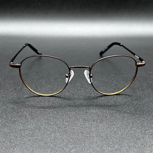 Zenni 3210415 Round Eyeglasses Frame Copper 47-20-140 EUC 2