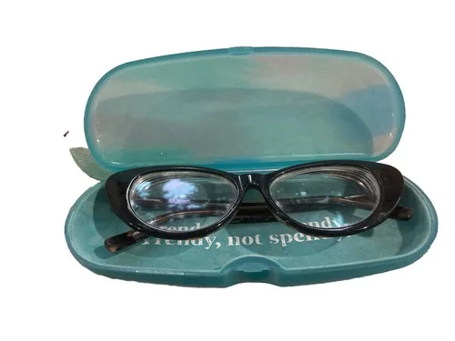 Zenni Cat eye Black Acetate Frame Spring Hinge EyeGlasses 4426215