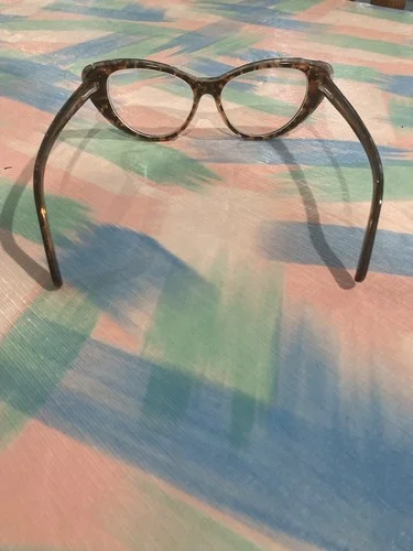 Zenni Cat eye Black Acetate Frame Spring Hinge EyeGlasses 4426215 4