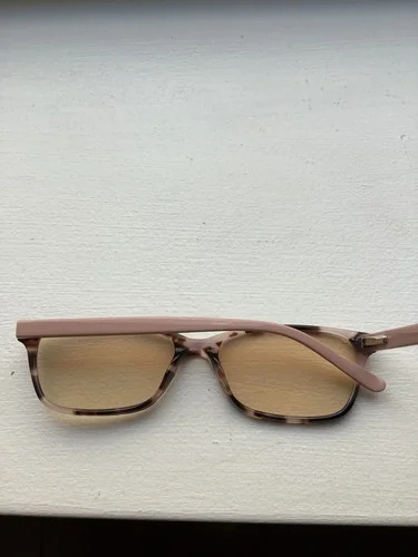 Zenni eyeglasses with case #4420319 Blush Tortoise 2