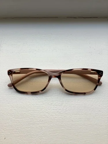 Zenni eyeglasses with case #4420319 Blush Tortoise 4