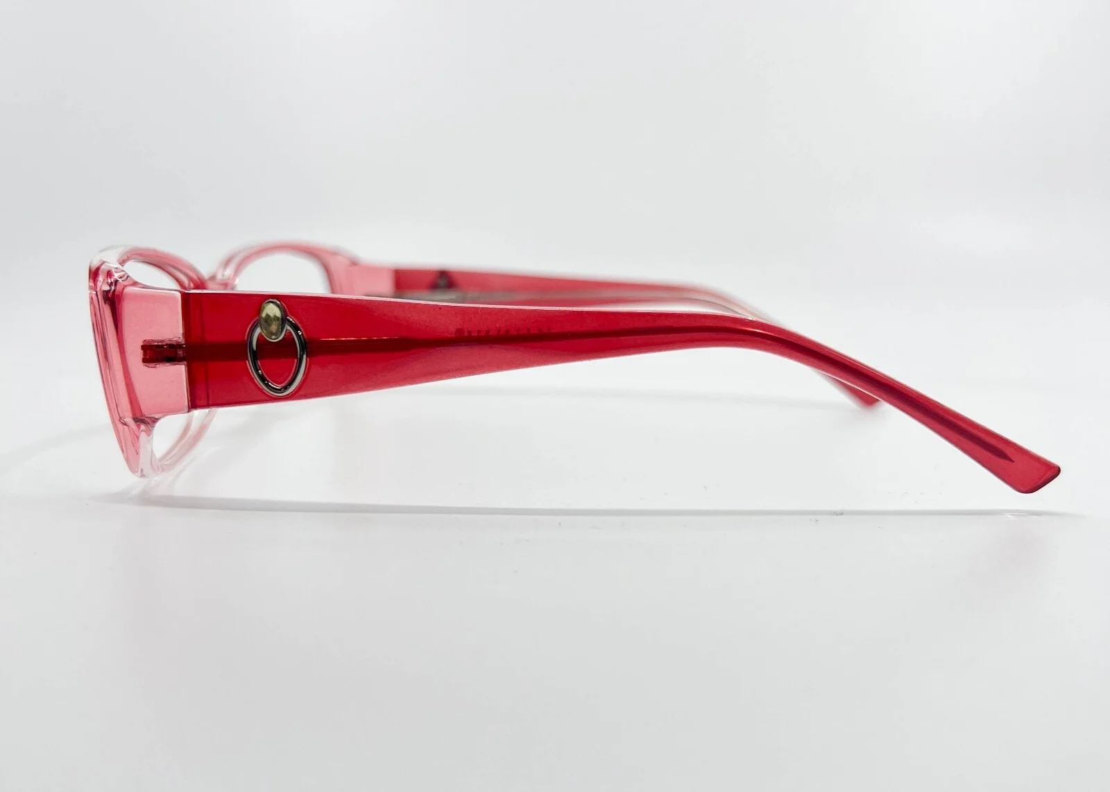 ZENNI Eyeglasses Red Eyeglasses Frames Womens Square Full Rim Frame 288918 5473 3