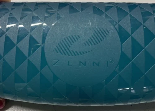 Zenni Optical Eyeglass Case Plastic Hard Shell Snap Shut Turquoise /Teal W/Cloth 3
