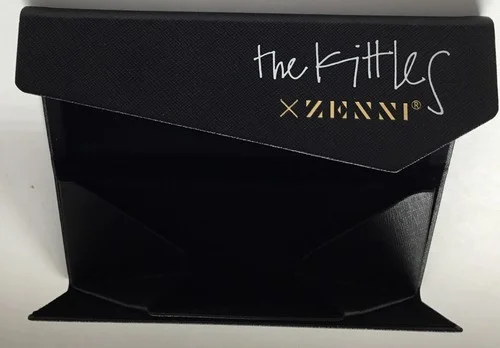 Zenni The kittles black Trifold Eyeglass Case 2