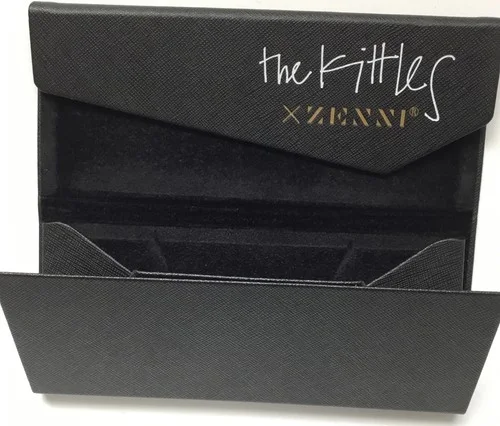 Zenni The kittles black Trifold Eyeglass Case 3