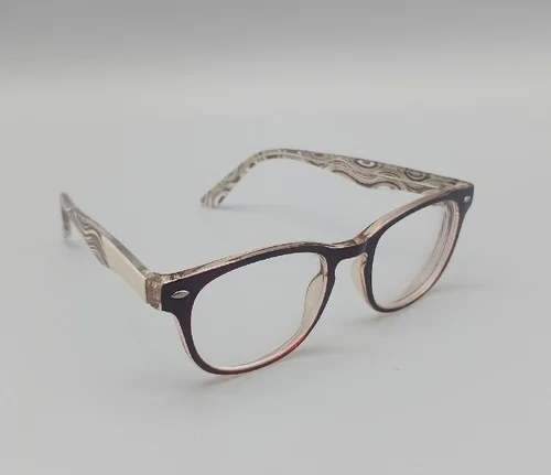 Zenni•eyeglasses retro frame with prescription lens• clear